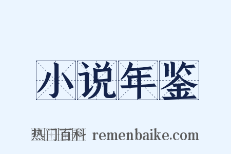 小说年鉴是什么意思的图片